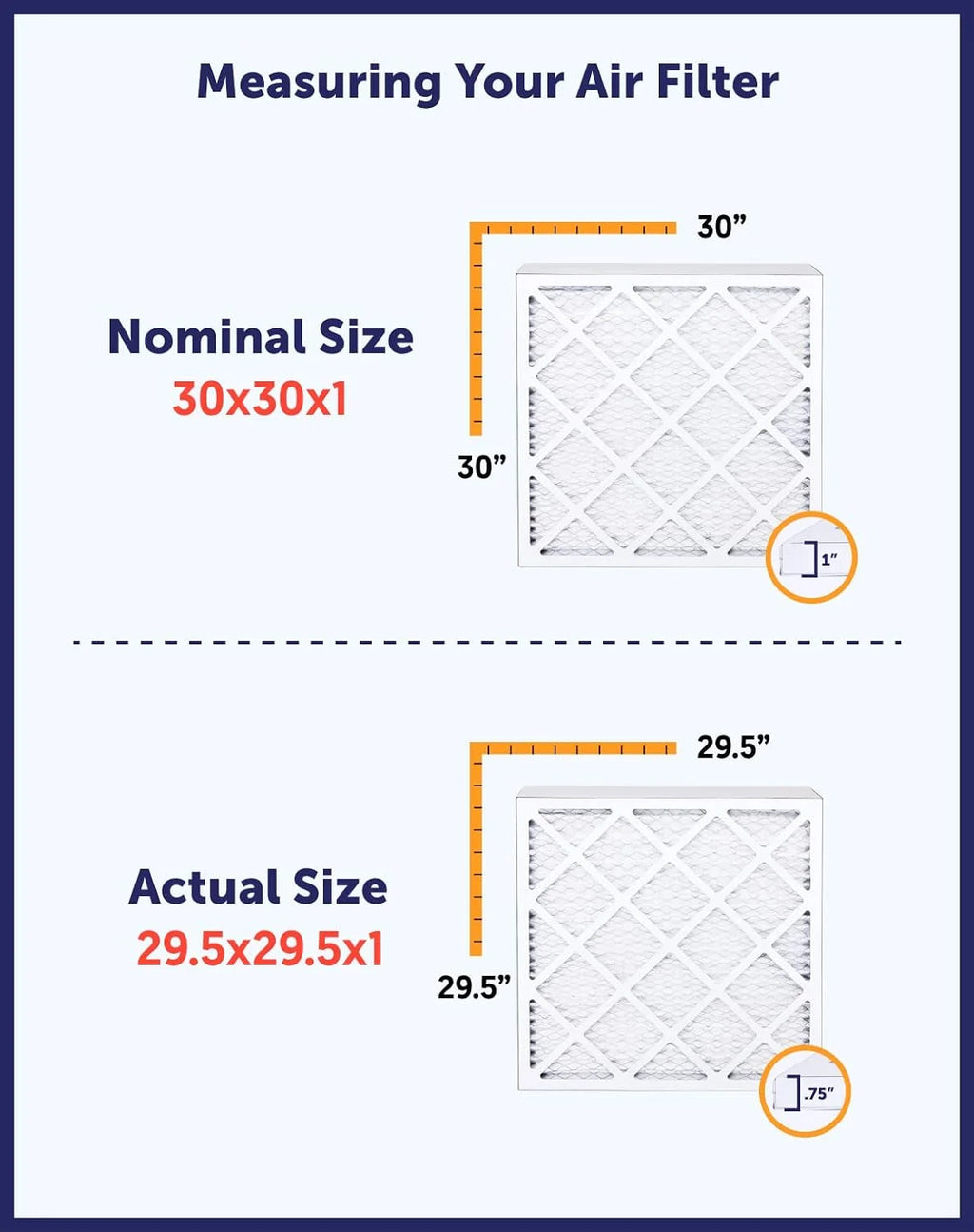 35x66x1 MERV 8 Pleated HVAC Air Filter 4-Pack N4128