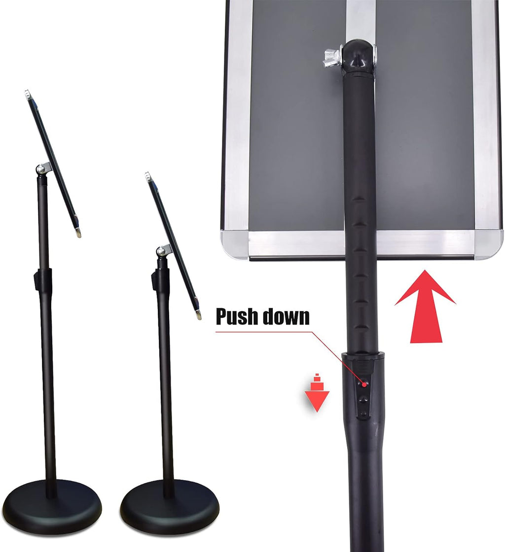 Adjustable Poster Sign Holder Aluminium Frame 8.5 x 11 Inches H96722
