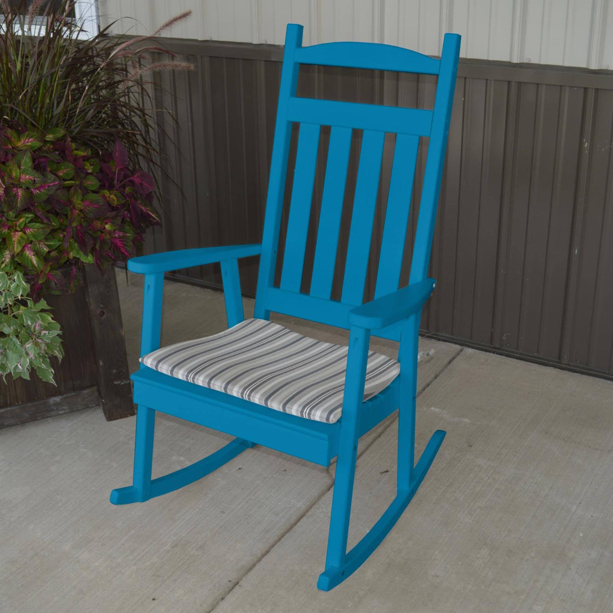 Caribbean Blue Porch Rocker C28030