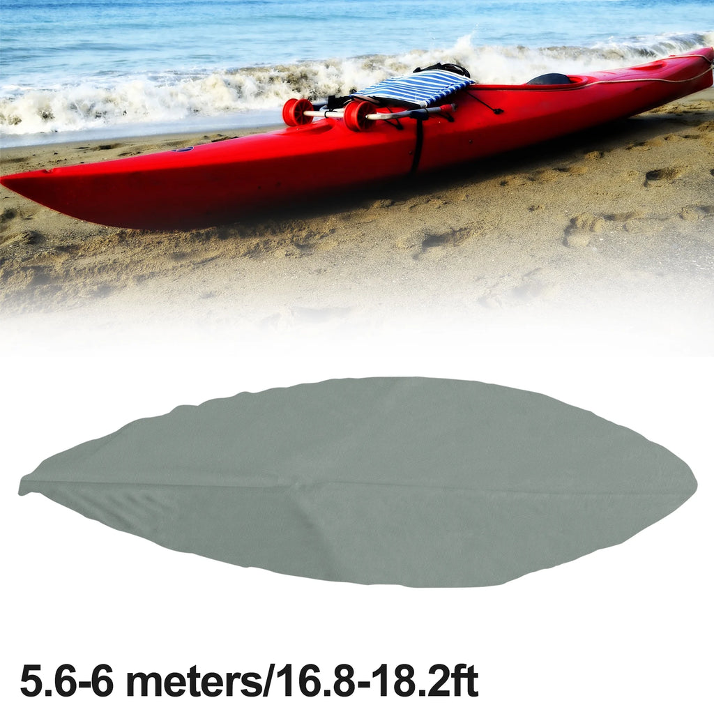 Silver Tone 16.8-18.2ft Kayak Cover C5625