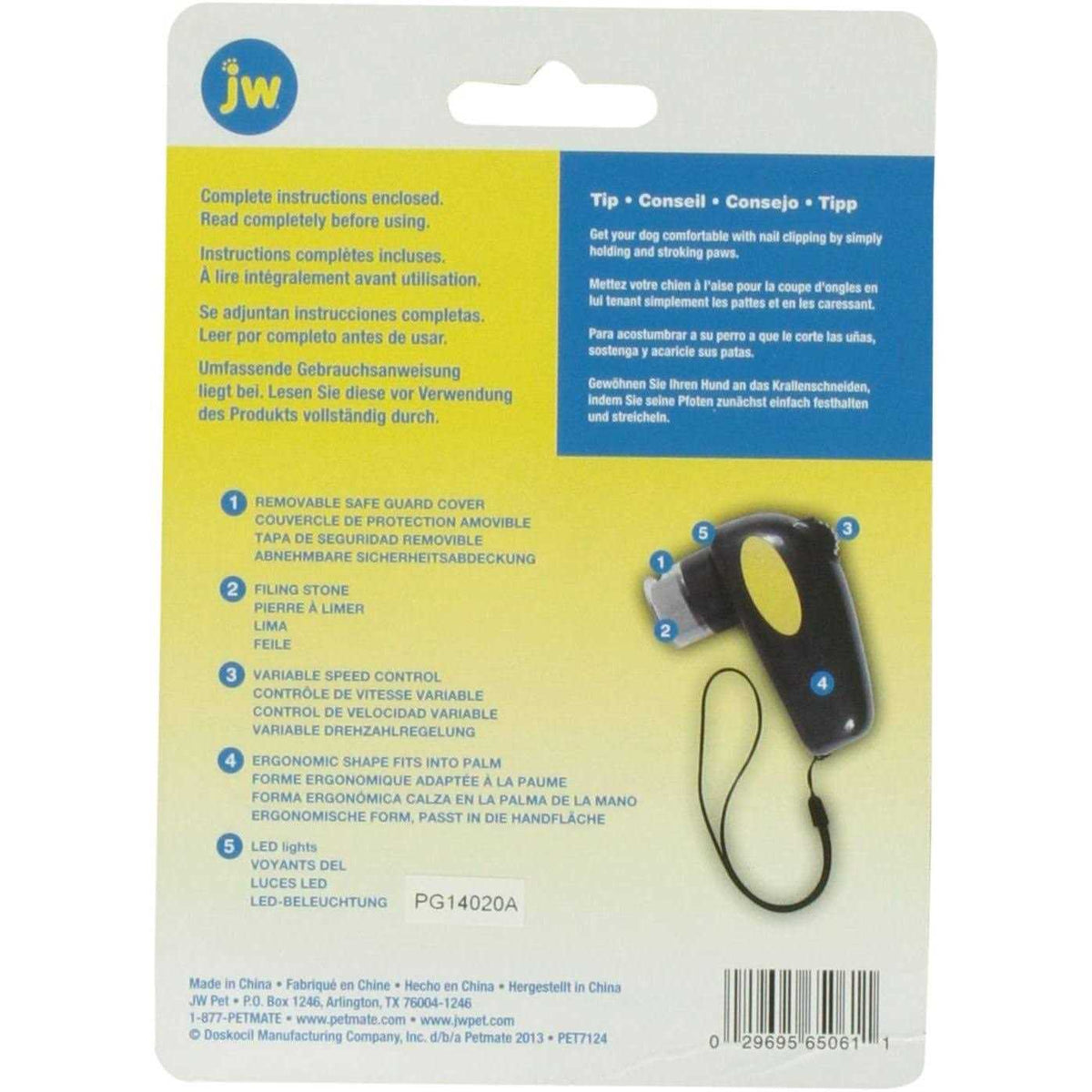 Palm Nail Grinder for Dogs E138