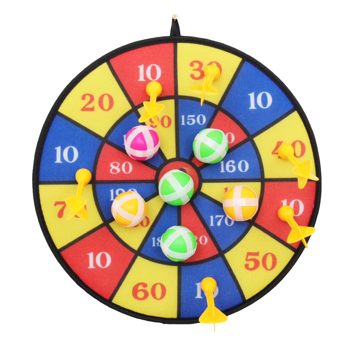 Flocking Dart Board with 4pcs Darts Dartboard Set B44525