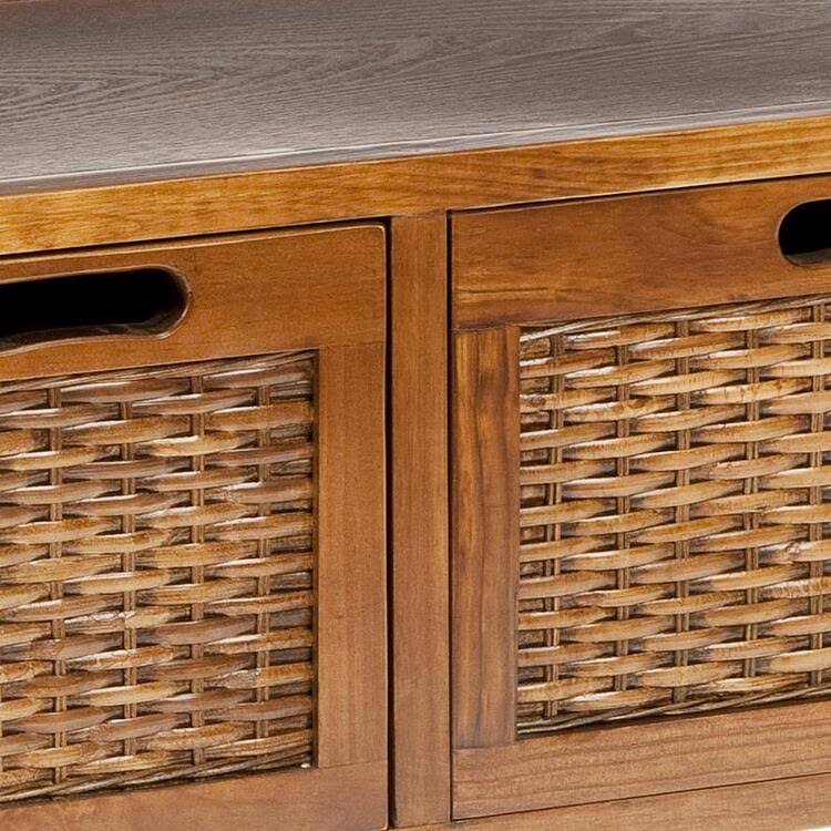Oak 3 Drawer Console S7846