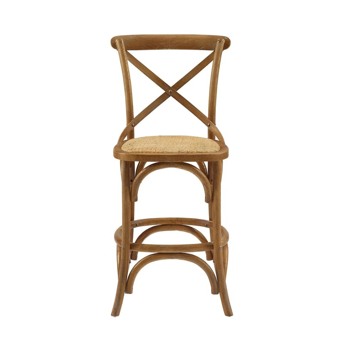 24" Gray Wash Wood Counter Stool X83362