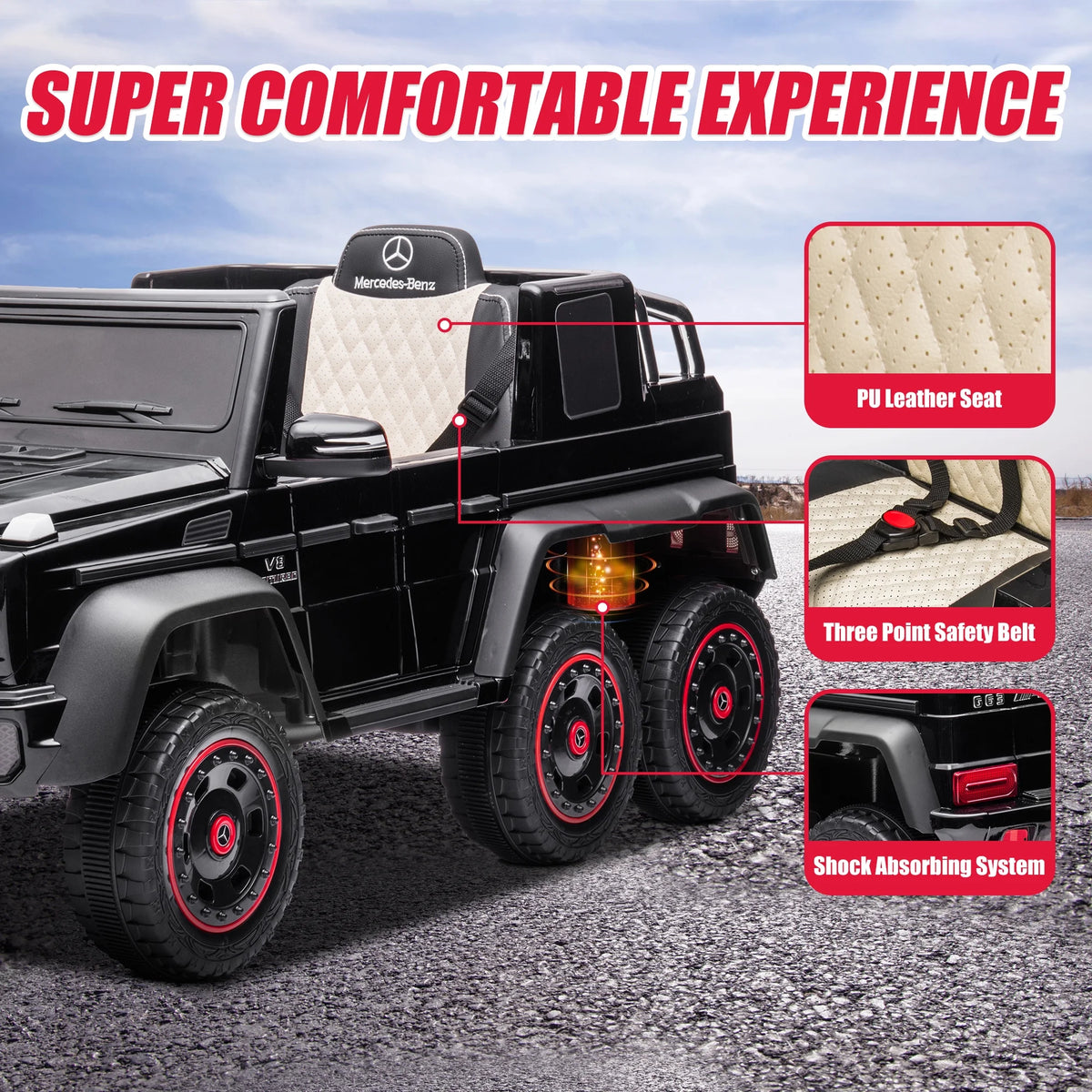 Black 24V Ride On Car with Remote Control X706048