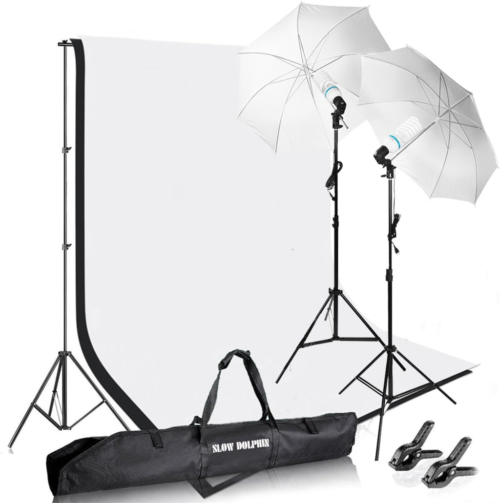 400W 5500K Photography Umbrella Lighting Kit B883