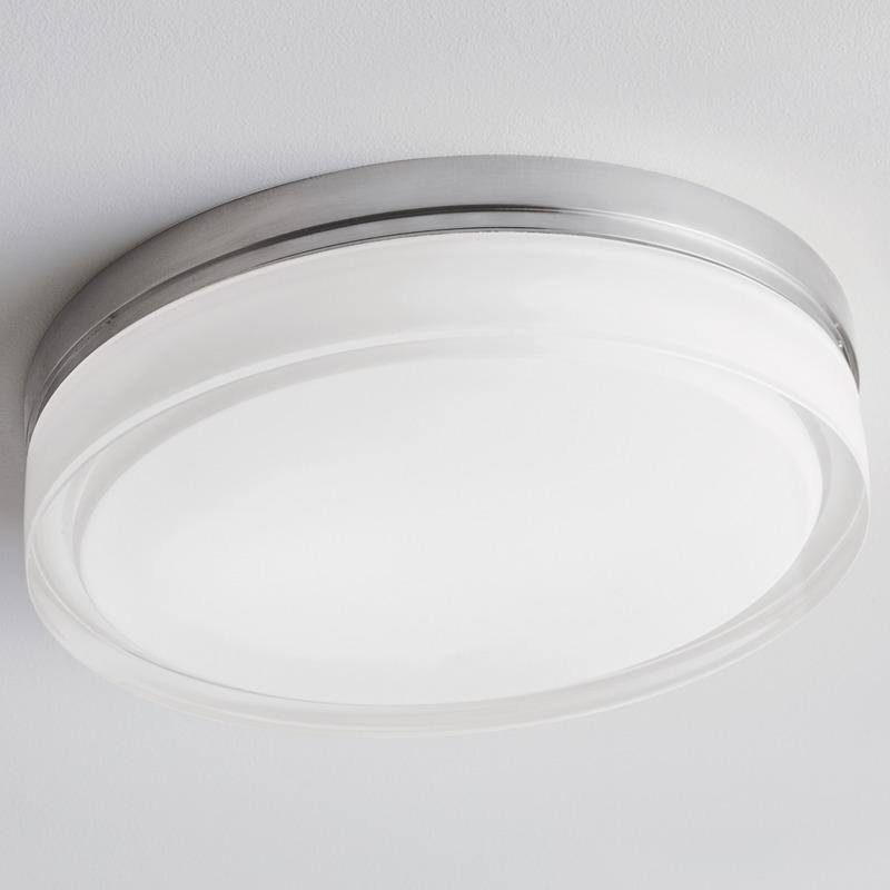 Satin Nickel Flush Mount V2648