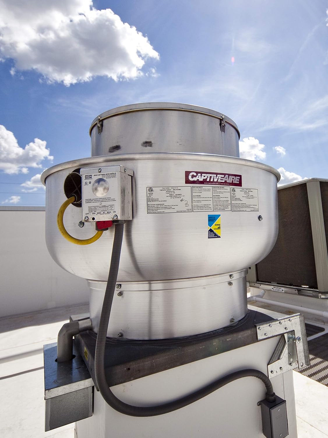 21 Base 0.33 HP 115 Volt Centrifugal Upblast Exhaust Fan X673679