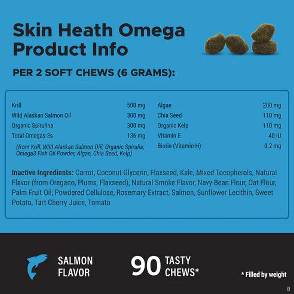 Skin Health Omega Soft Chews for Dogs G518