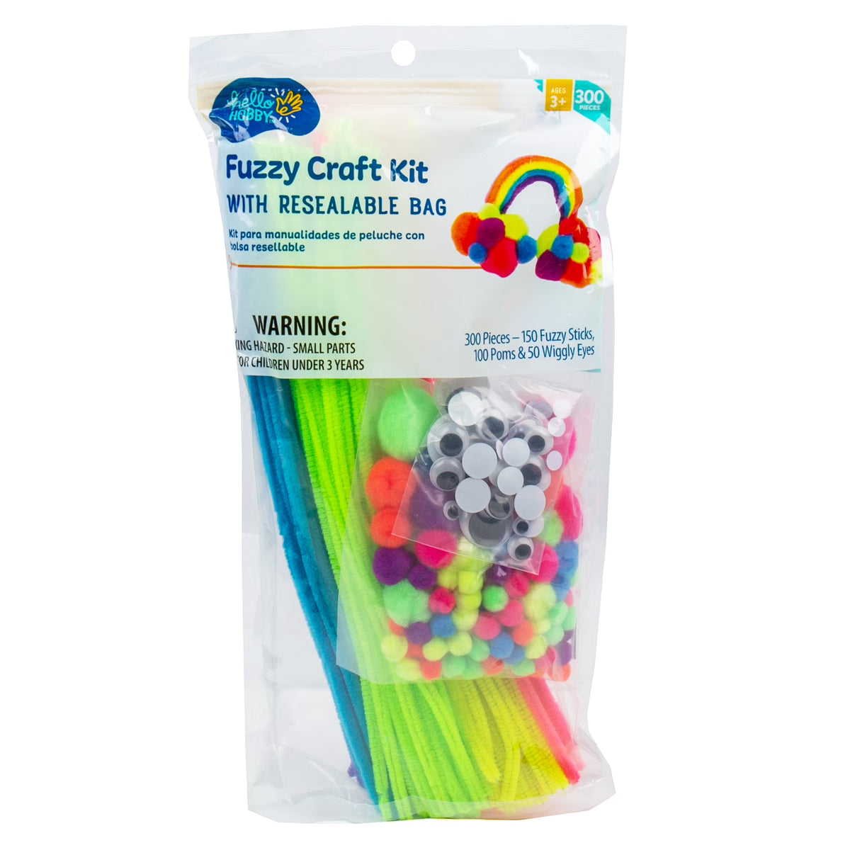 Neon Fuzzy Craft Kit M5971