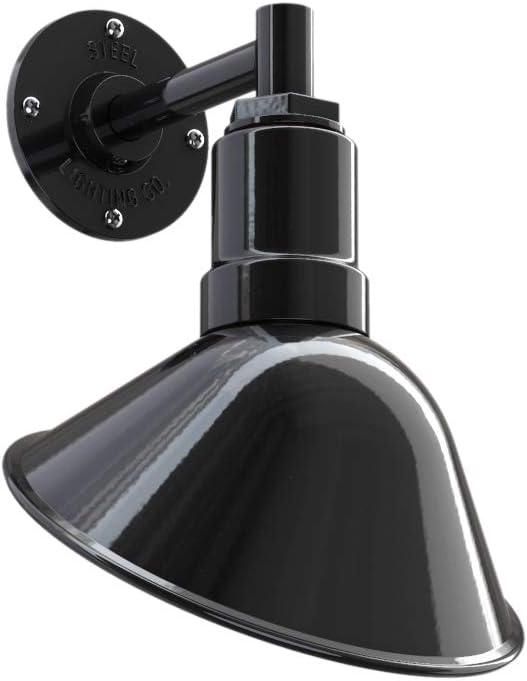 Galvanized Exterior 9 inch Dome 11 inch Gooseneck Store Sign Light W85317