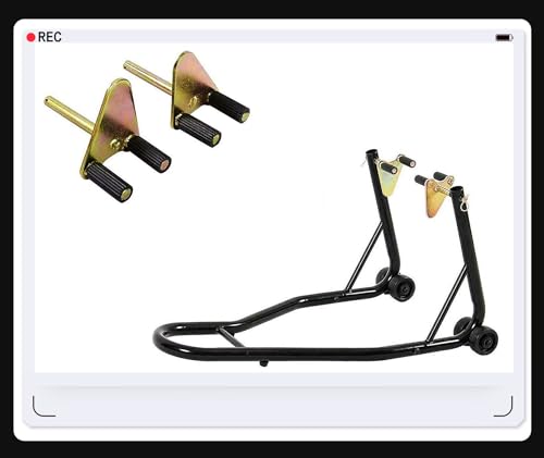 Motorcycle Front Wheel Lift Stand 485LBS Black U4312