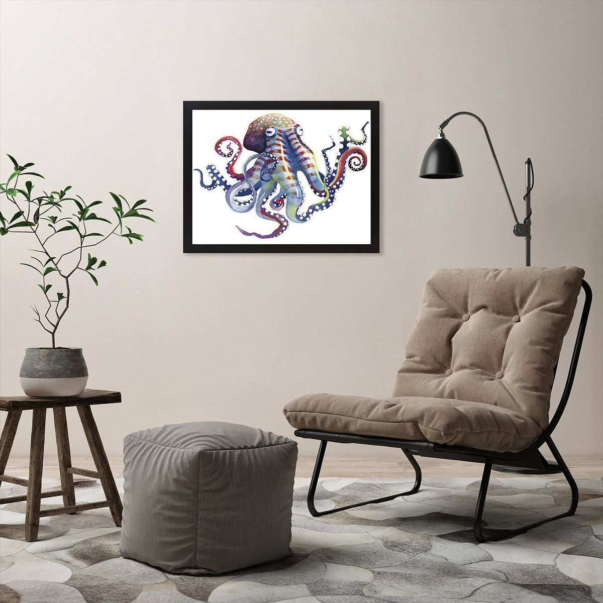 Octopus Black Frame 16x22x20x22 A9162