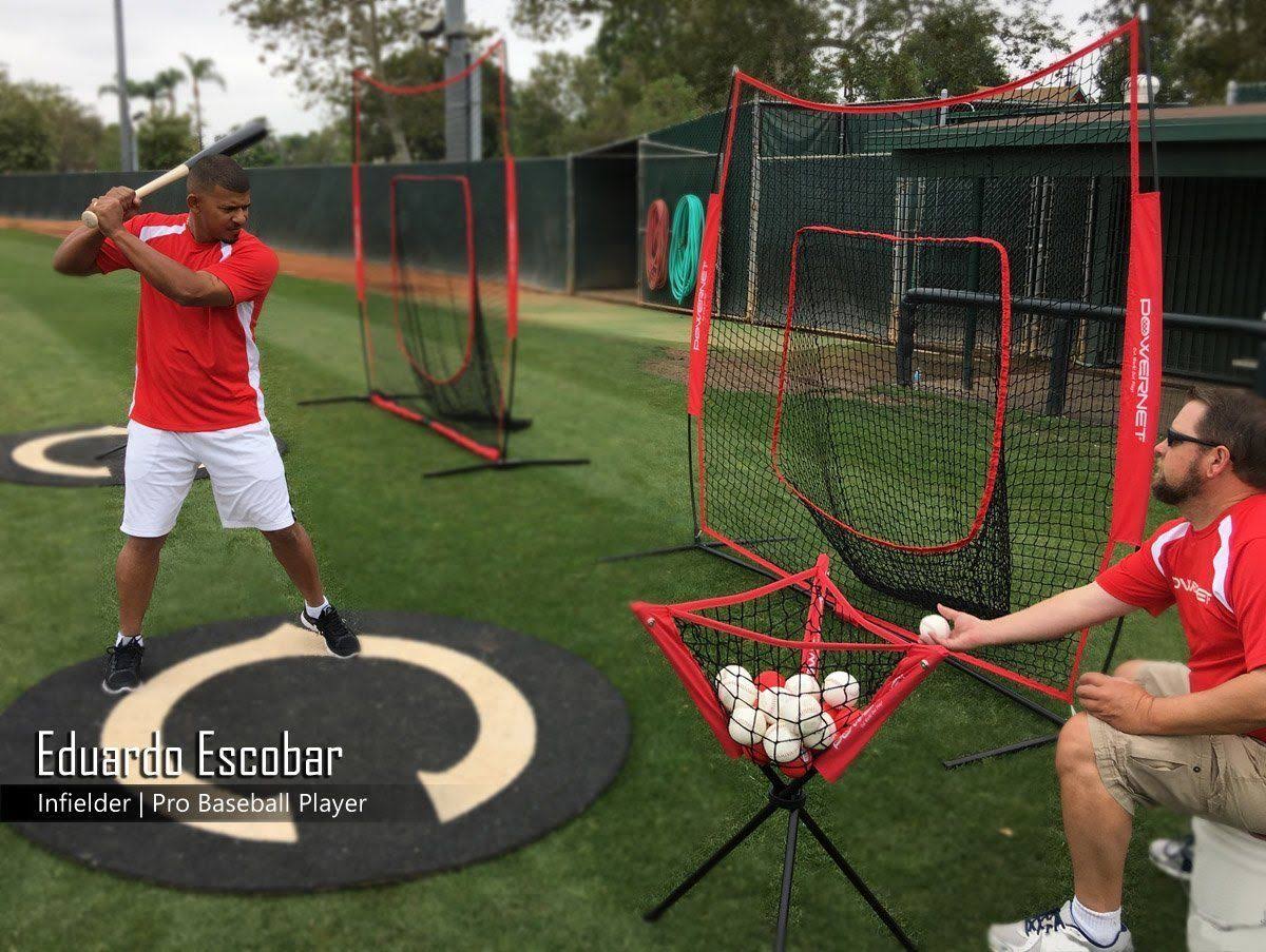 7x7 Practice Net Bundle with Strike Zone Ball Caddy and 3 Training Balls S1265