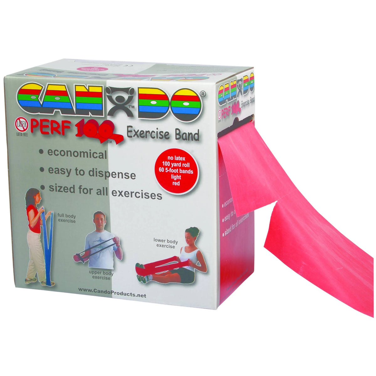 Heavy Latex Free Exercise Band, 100 Yard Roll G8223