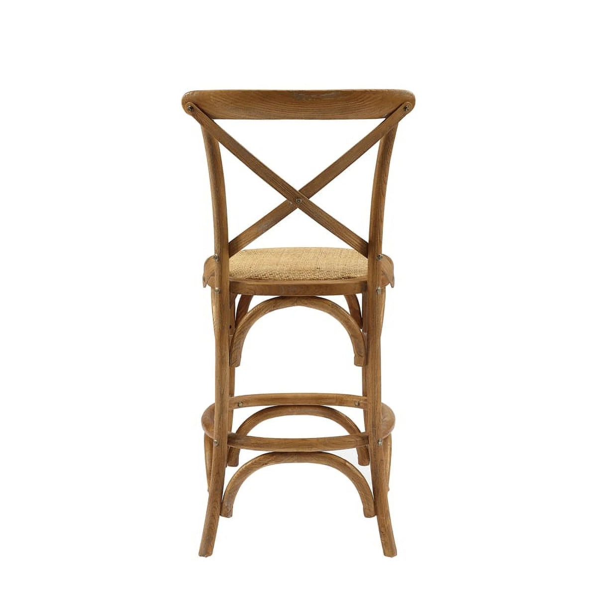 24" Gray Wash Wood Counter Stool X83362