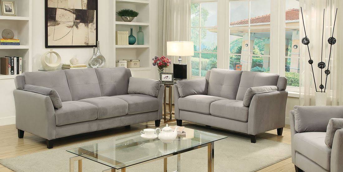Gray Loveseat G522