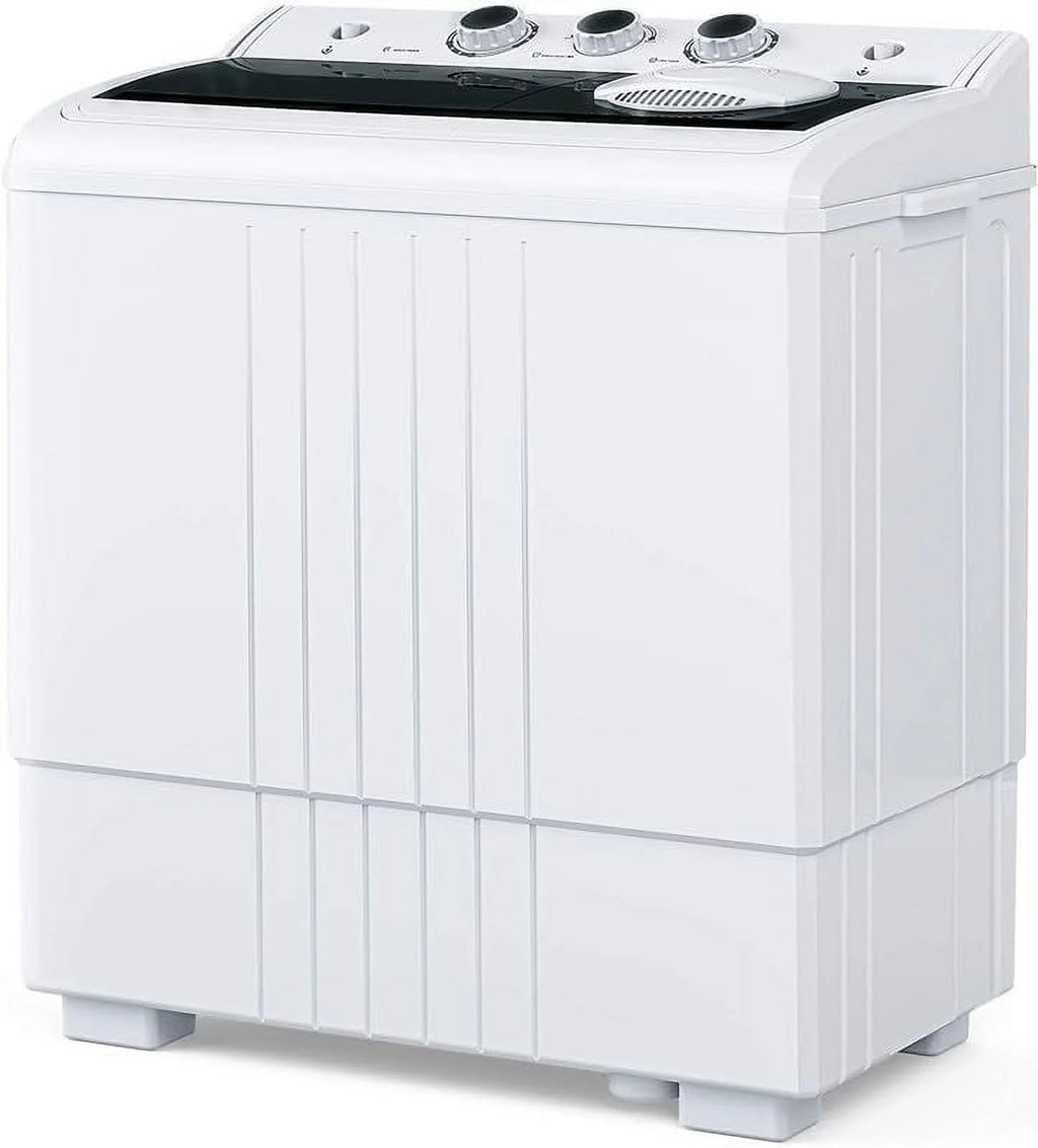 21LBS Portable Twin Tub Washer and Dryer Combo U730434