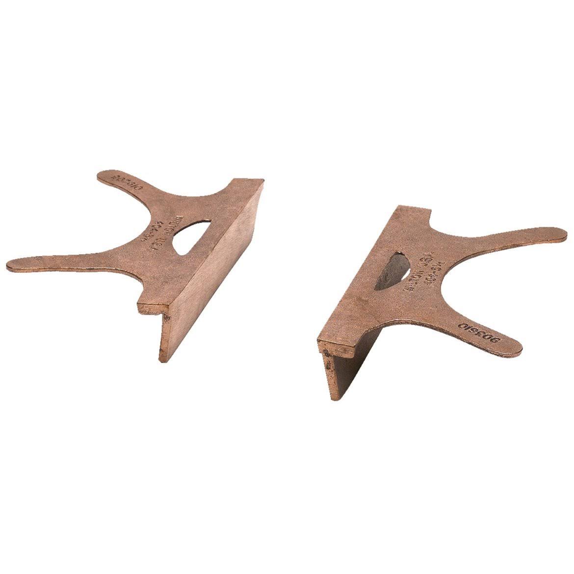 Copper Jaw Caps, 5in Jaw Width I88949