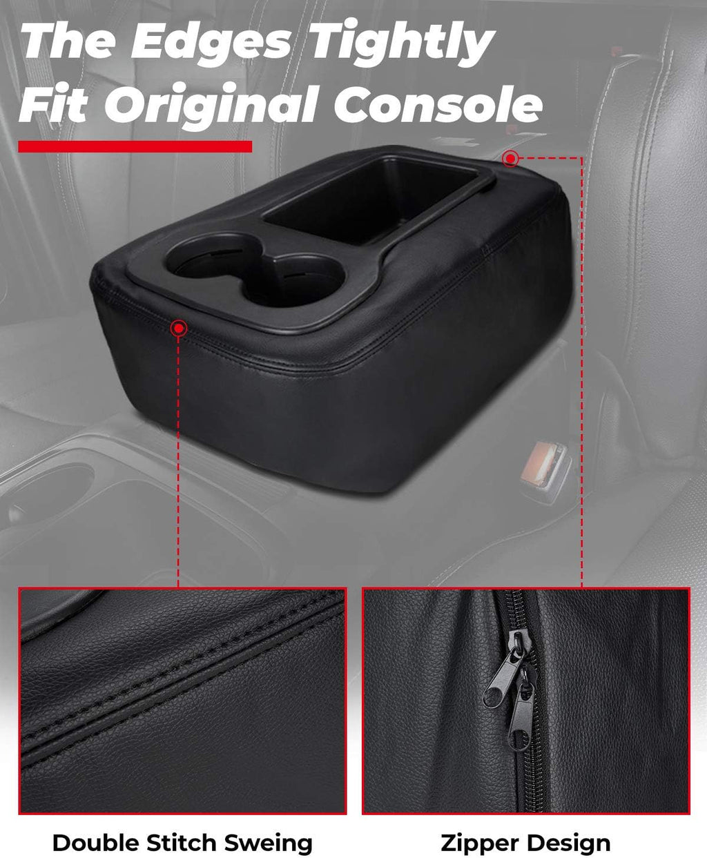 Leather Center Console Cover Pack of 2 H8998
