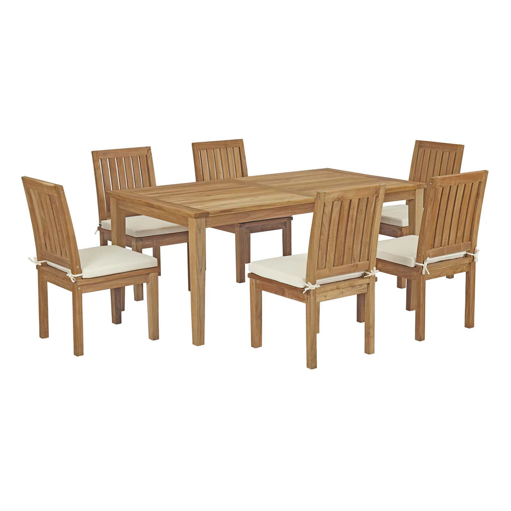 7 Piece Teak Outdoor Dining Set P886957