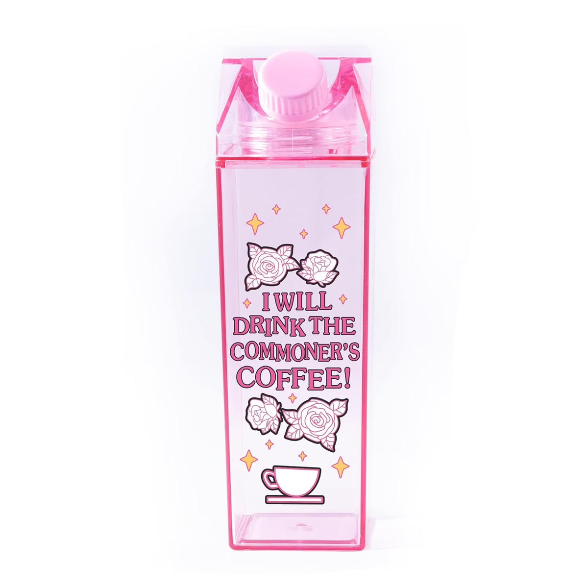 Coffee Milk Carton Water Bottle 500Ml 16.9Oz Q227