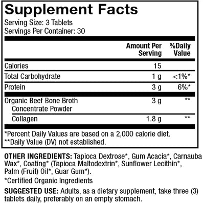 Organic Collagen from Grass Fed Beef Bone Broth U221275
