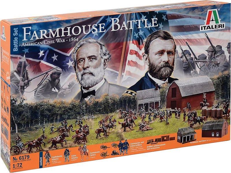 1/72 American Civil War Farmhouse Battle Set W869