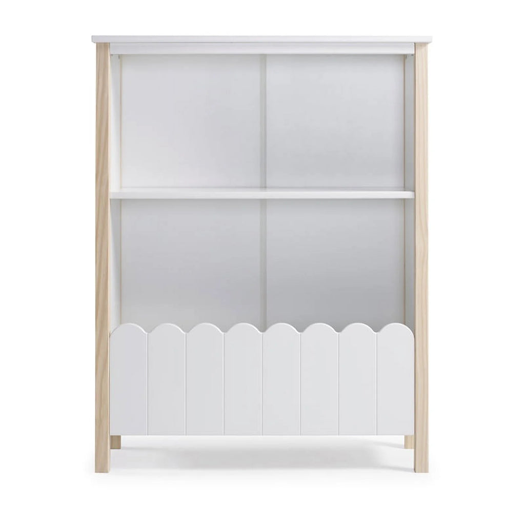 Wood Youth Bookcase in Natural and White W8085