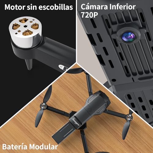 Mini Drone with Camera, FPV RC Quadcopter, Foldable Drone with Carry Case T868121