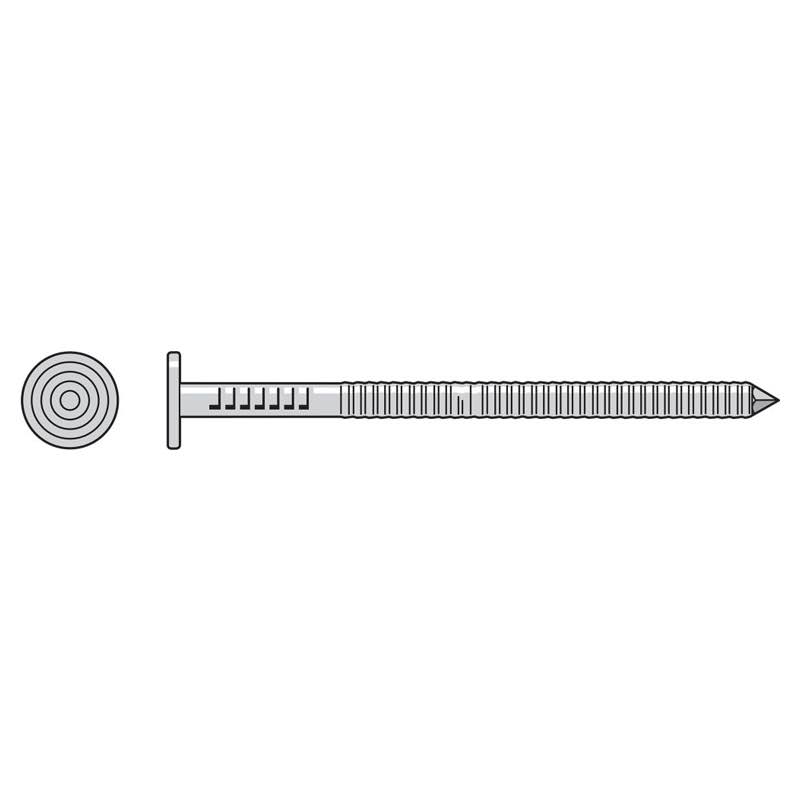 8D 2-1/2x22 13Ga 316SS Siding Nail Kraft U937