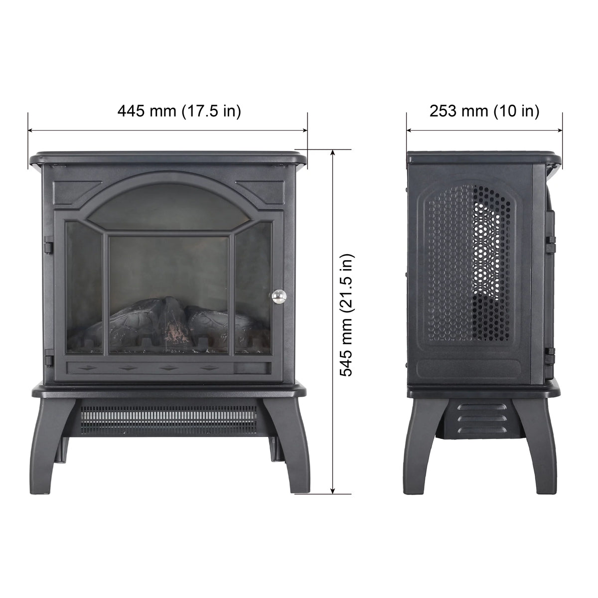 18" Electric Fireplace Stove with Remote Control I469501
