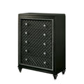 Grey Solid Wood 5-Drawer Chest N31800