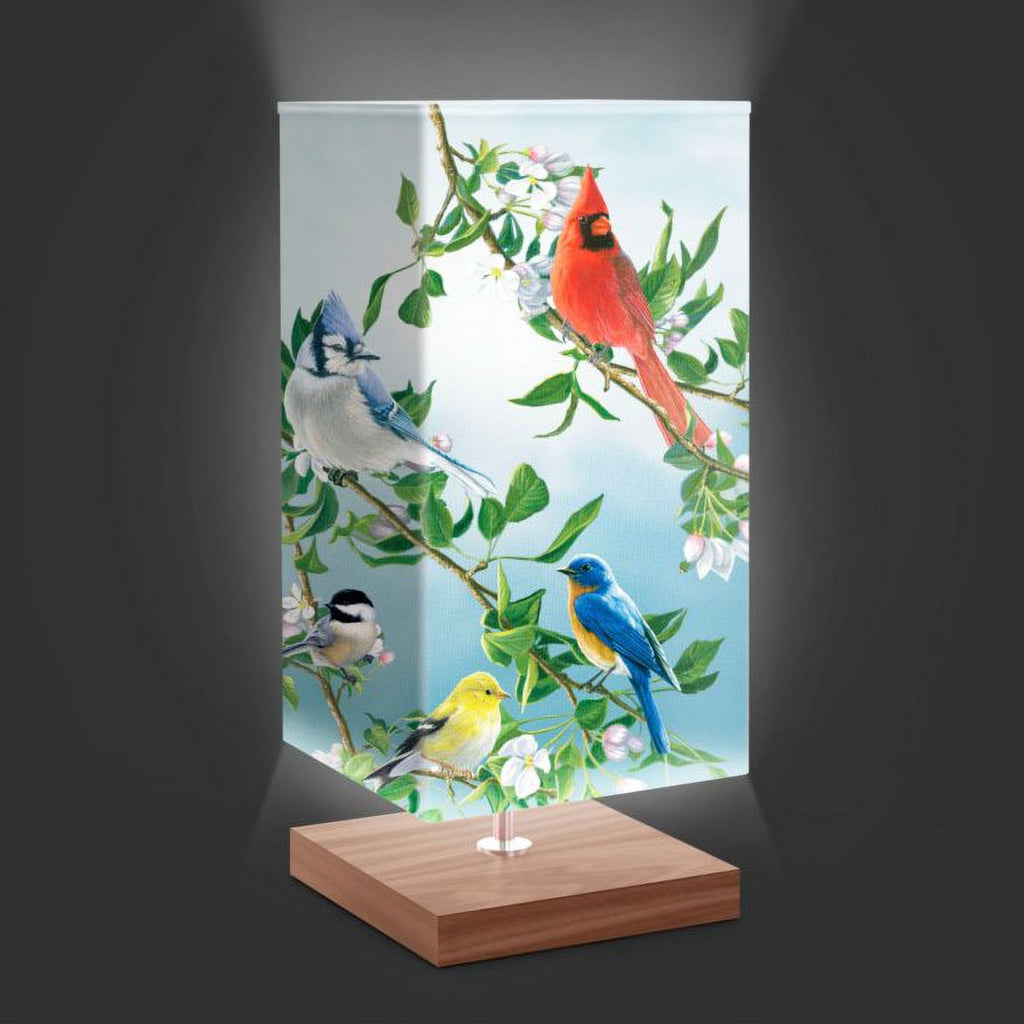 Treetop Friends Songbird Art Table Lamp 14.5-inches D74289