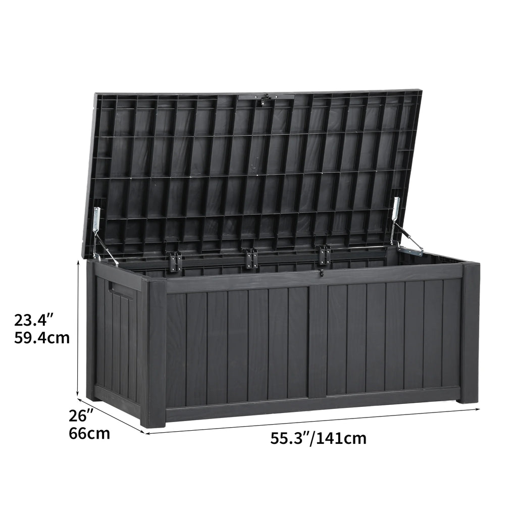 Outdoor Storage Deck Box 120 Gallon Resin M510