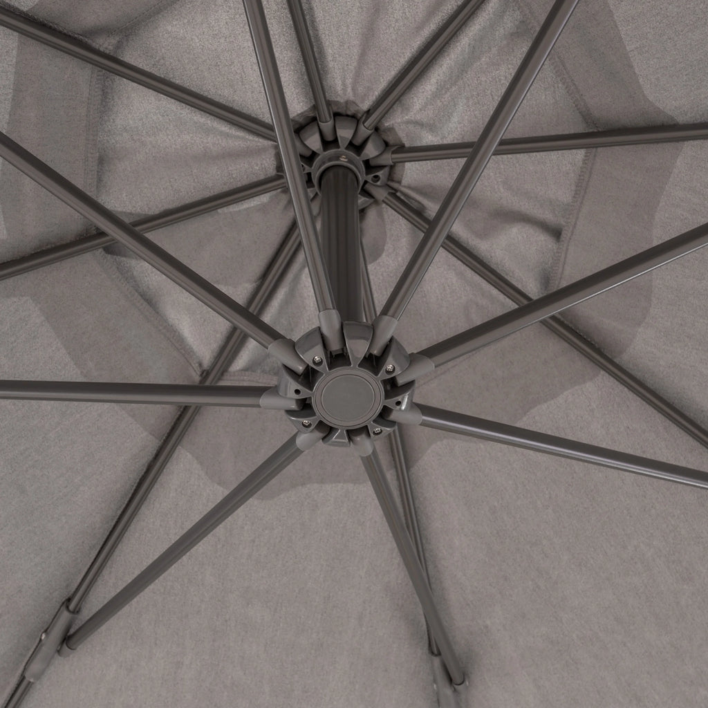 Canopy with Aluminum Pole and Dark Grey Plastic Base E5353