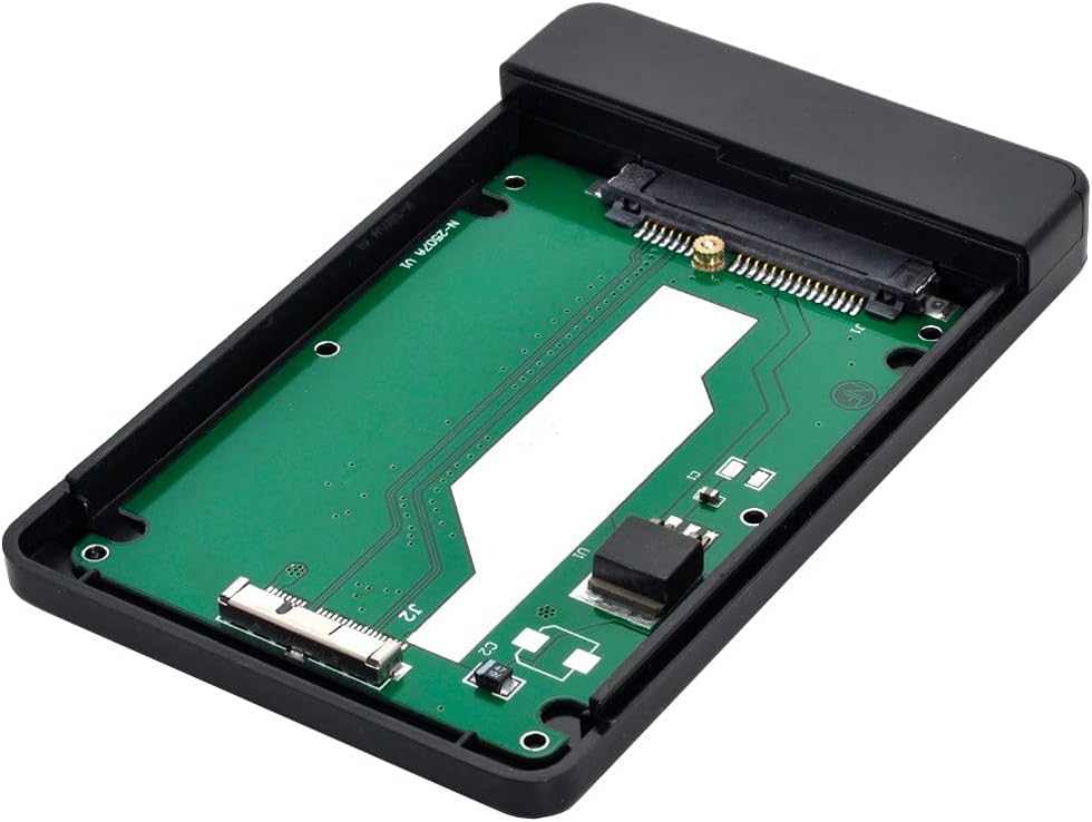 White 2.5 SATA SSD Hard Disk Enclosure D1660