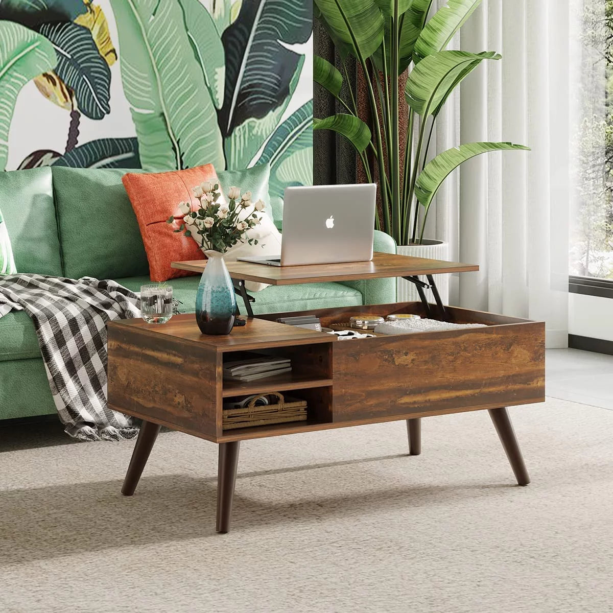 Lift Top Coffee Table with Storage D262