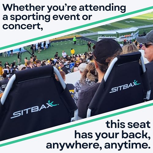 Padded Reclining Stadium Chair with Backpack Straps L43931