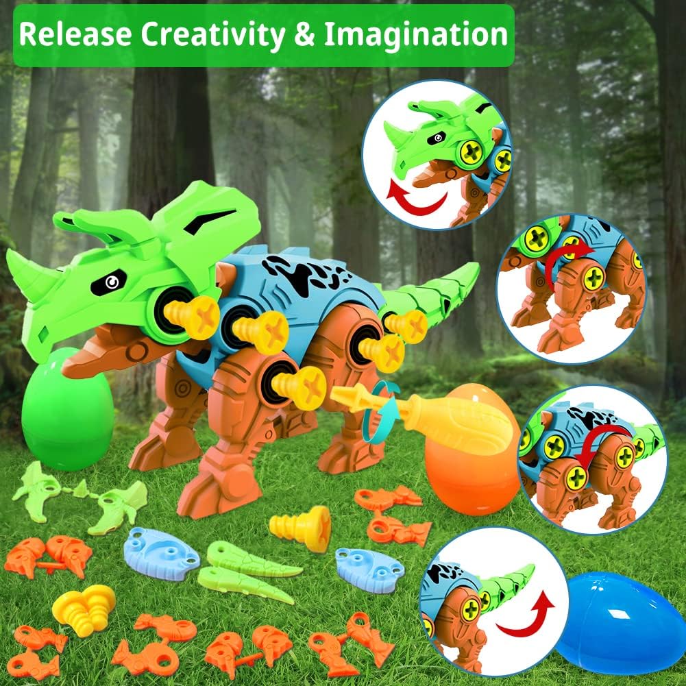 9 Pack Easter Basket Stuffers with Dinosaur Toys M995842