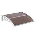 Transparent Polycarbonate Door Rain Cover E668