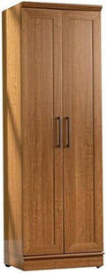 23 W Multi-Function Storage Cabinet in Sienna Oak Finish S22590