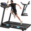 Foldable Treadmill with Incline, 3.25HP 300 lb Capacity U90098
