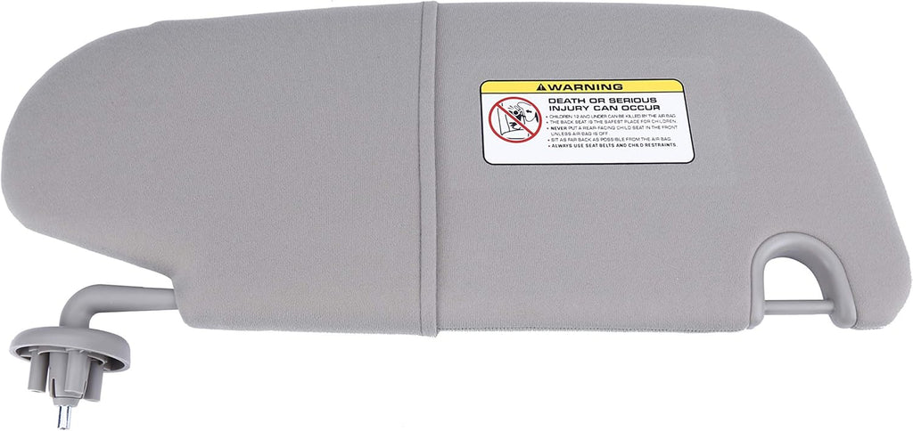 Left Driver Side Sun Visor Gray Pack of 2 K7815