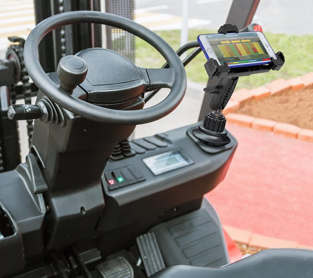 Black Cup Holder Phone Mount M5836