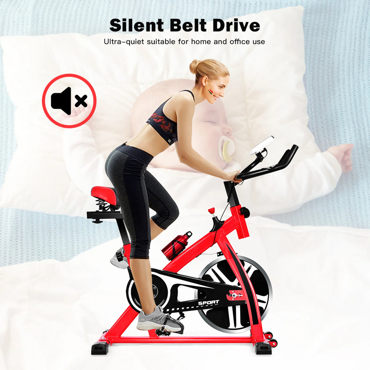 Exercise Bike with Adjustable Resistance V3367