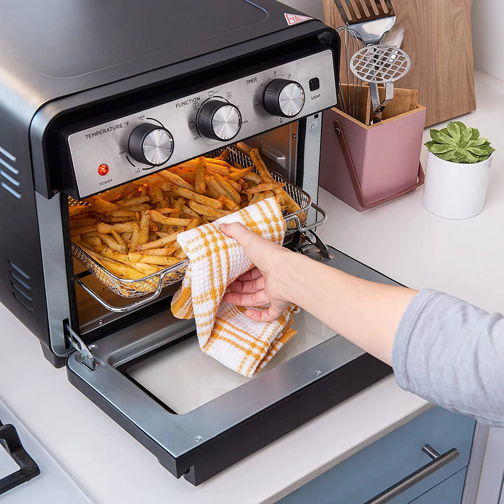 6-in-1 Air Fryer Toaster Oven 23 Quart Black Convection Oven G961590