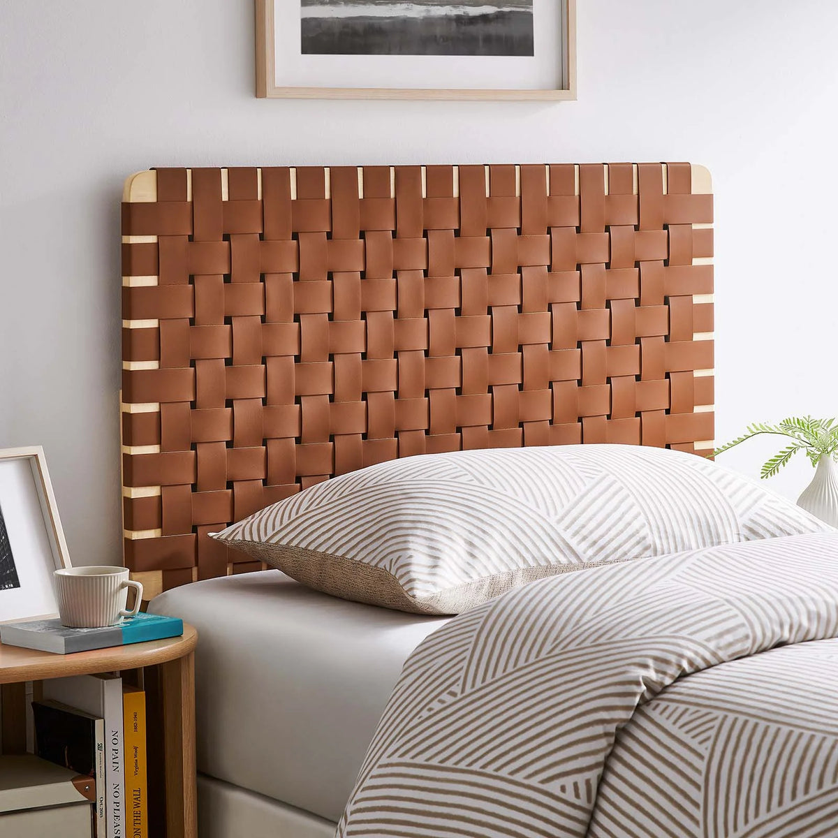 Twin Vegan Leather Headboard I358