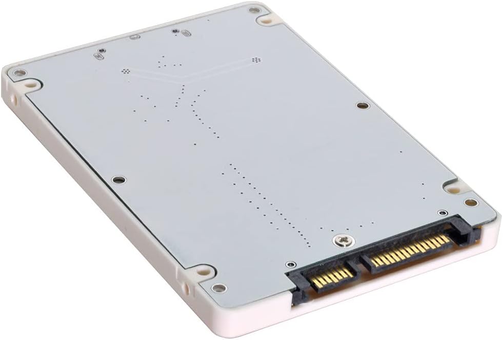 White 2.5 SATA SSD Hard Disk Enclosure D1660