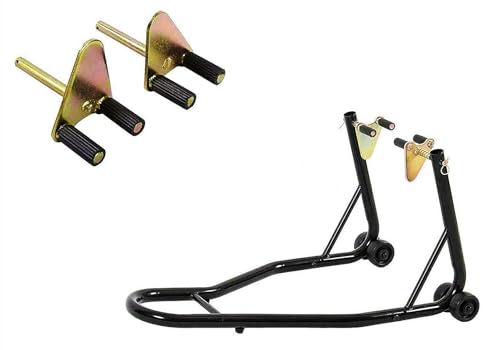 Motorcycle Front Wheel Lift Stand 485LBS Black U4312
